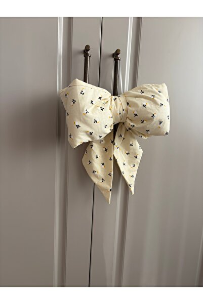 ToffyStore Yellow Flower Fiber Filled Bow