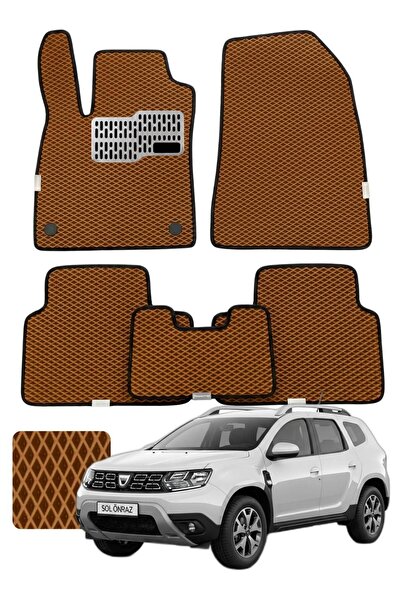 Evanotion Dacia Duster 2018 ve sonrası Araca Özel Premium Eva Oto Paspas Topu...
