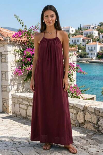 shE tekstil İnce Askili Elbise