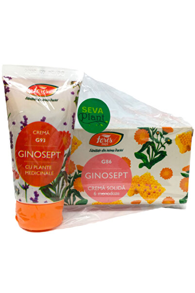 Fares Kit GinoSept ingijire intima feminina (6 Monodoze + Crema 50ml)
