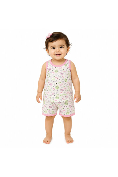 Generic Cotton Cat Pattern Baby Set, 1 Year Old, 2 Pieces