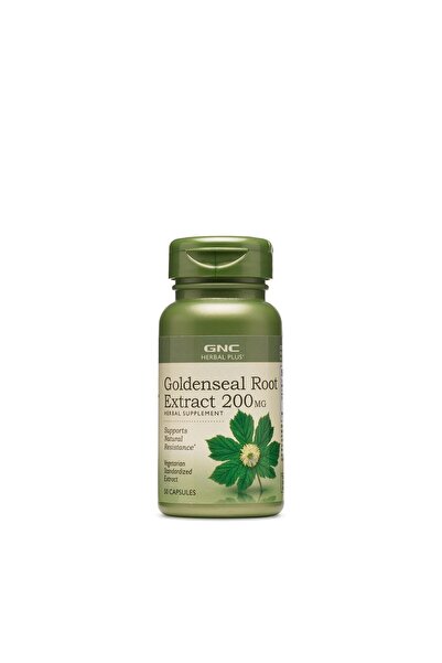 GNC Goldenseal Root (Extract Standardizat de Gentiana) Herbal Plus 200mg 50cps
