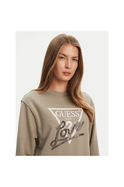 Guess Γυναικεία Μπλούζα W5YQ06KB681 Πράσινη
