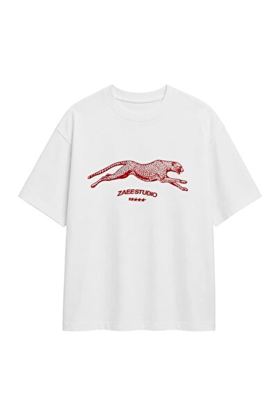 zaee Cheetah Printed Oversize T-Shirt