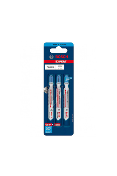 Bosch Professional Set of 3 Bosch Expert Stainless Steel T 118 AHM 2608900561...