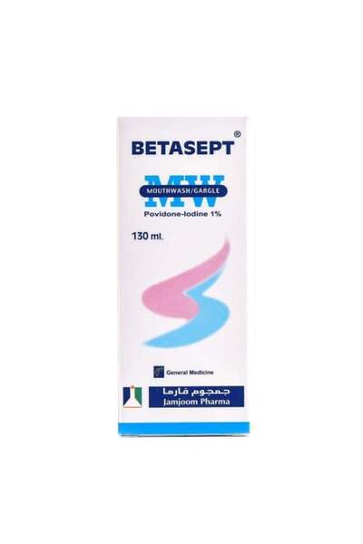 Betasept غسول فم 1% بتركيز 130 مل