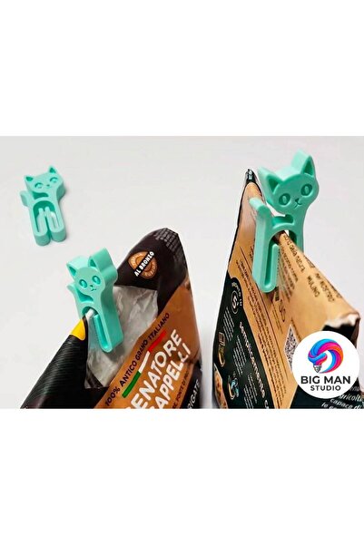 BİGMAN 6’lı Kedi Figürlü Paket Klipsi