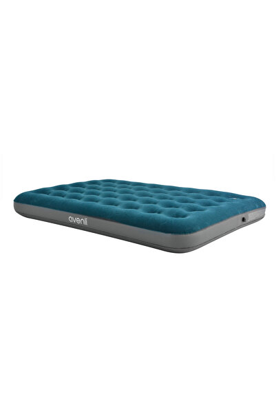 Jilong Double Inflatable Air Mattress, Foot Pump, 191x137x22cm, 200kg
