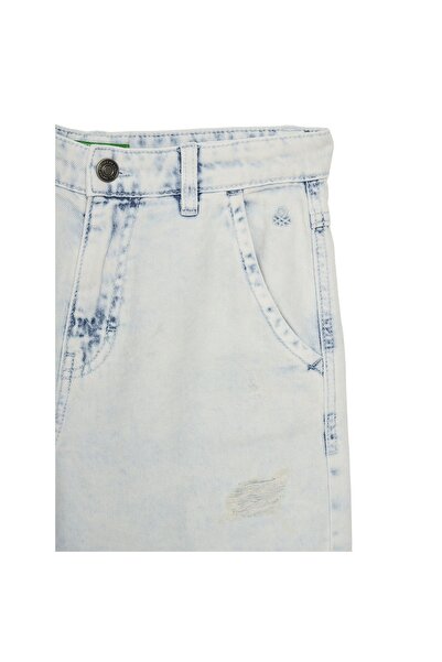 United Colors of Benetton Pantaloni scurți din denim pentru băieți 4AD7C9045 ...