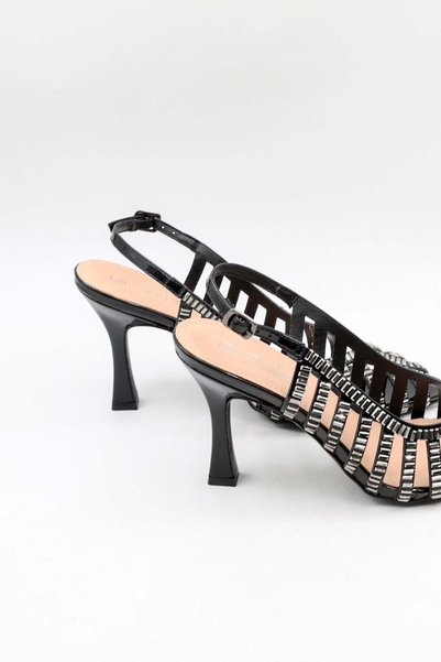 Guja Women's Evening Dress Shoes with Stone Heels Gj 26Y 204-2