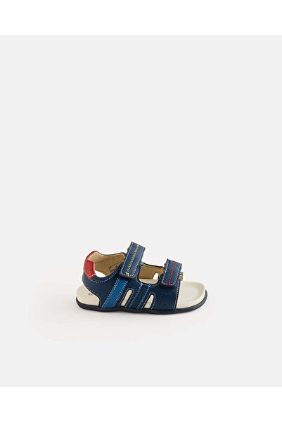 REDTAG Infant Boys Navy Multi Piece Backstrap Sandals