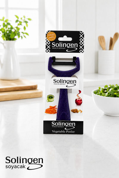 Sariva Home Solingen Vegetable and Fruit Peeler Stainless Steel Sharp Blade E...