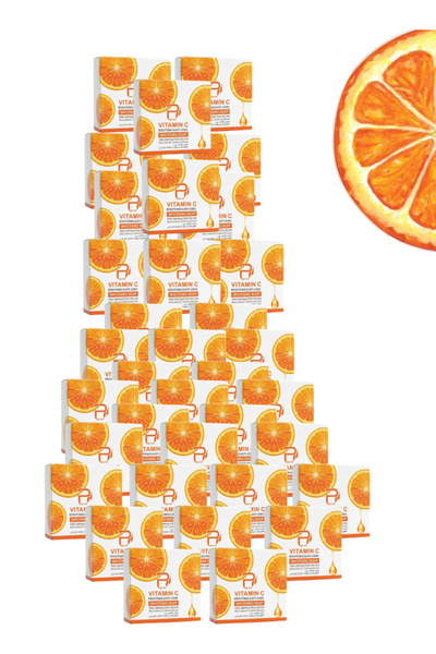 PYRON 35 Pieces Vitamin C Brightening And Anti-Aging Whitening Soap Orange 10...