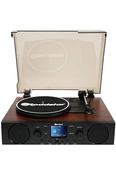 Roadstar TTR-8850ED+BT Πικάπ με προενισχυτή και ενσωματωμένα ηχεία, Καφέ