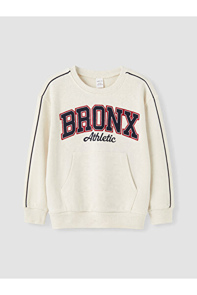 LC Waikiki Embroidered Boy's Sweatshirt