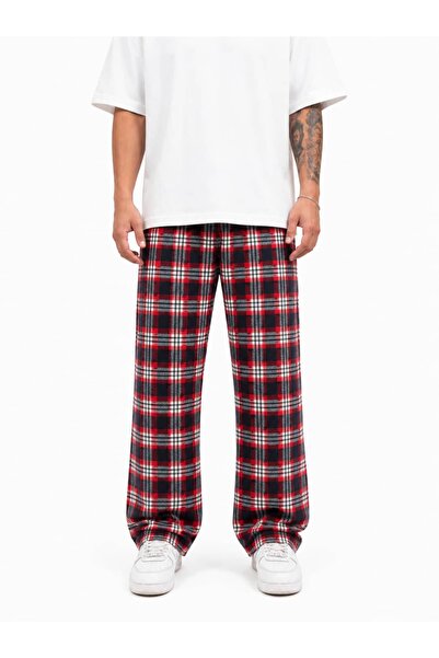 cordelia Kırmızı Siyah Ekose Pijama