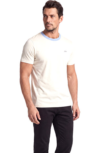 PAUL&SHARK Men's Short Sleeve Crew Neck Relaxed Fit White T-Shirt