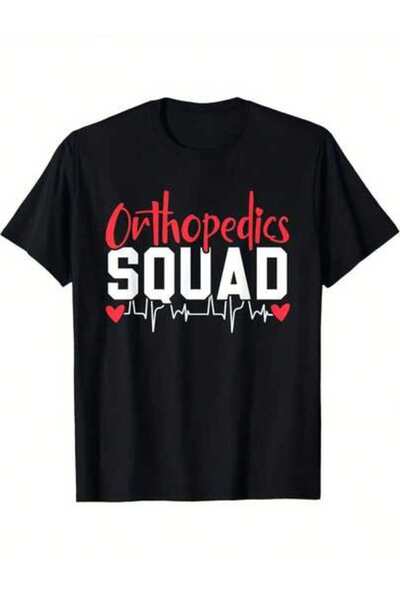 Astogria13 تي شيرت برسومات Squad Heartbeat، تي شيرت كاجوال برقبة دائرية لجراح...