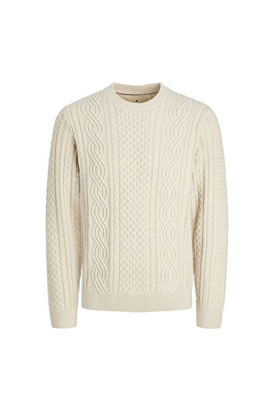 Jack & Jones Pulover bărbătesc Jack Jones 12283486 Bej
