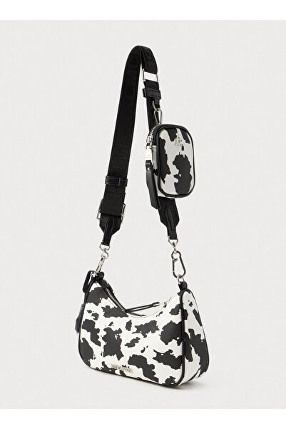 Steve Madden VELA, black/white, animal print
