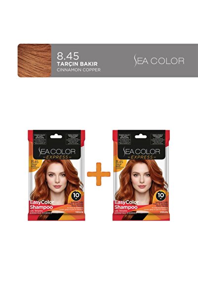 Sea Color 2'li Express Amonyaksız Şampuan Boya, Şampuan Kolaylığında Saç Boya...