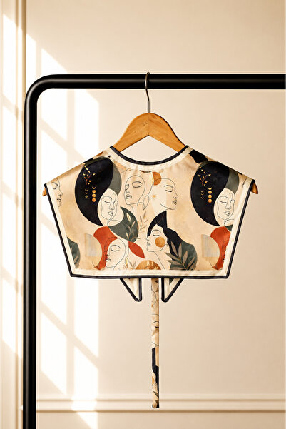 LERAIY Women's Icon Patterned Shoulder Shawl