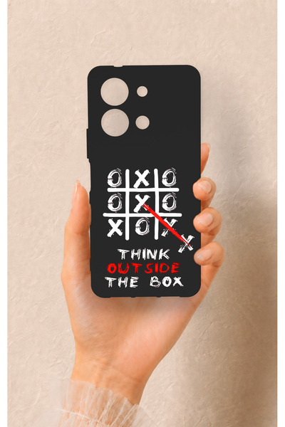 Vip Case Vivo Y36 Compatible Out Side the Box Patterned Silicone Case