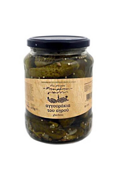 BARBA GIANNIS ΜΠΑΡΜΠΑ ΓΙΑΝΝΗΣ ΑΓΓΟΥΡΑΚΙΑ 670gr. - (ΒΑΖO)