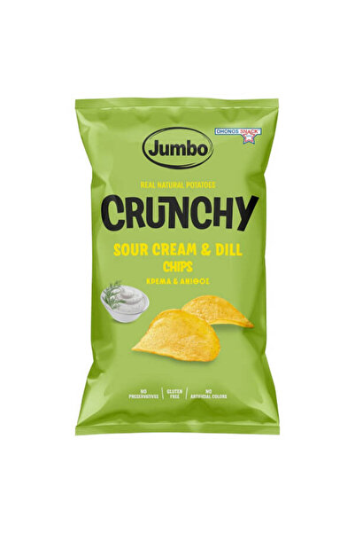 Jumbo CRUNCHY CHIPS 90gr. - (ΚΡΕΜΑ ΚΑΙ ΑΝΙΘΟΣ) (χωρίς γλουτένη) (84609)