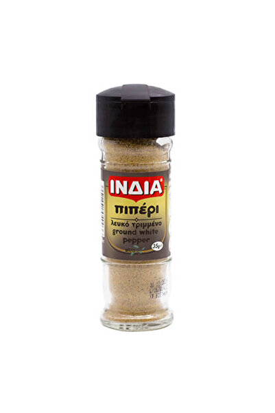 india ΙΝΔΙΑ ΠΙΠΕΡΙ ΛΕΥΚΟ ΤΡΙΜΜΕΝΟ 35gr. - (ΓΥΑΛΙΝΟ ΒΑΖΟ)
