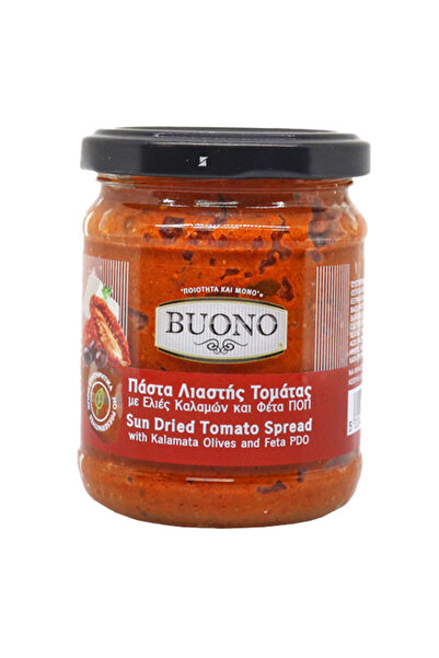 BARBA GIANNIS BUONO ΠΑΣΤΑ ΛΙΑΣΤΗΣ ΤΟΜΑΤΑΣ ΜΕ ΦΕΤΑ ΠΟΠ ΚΑΙ ΕΛΙΑ 200gr