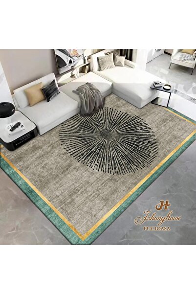 CumparaMisim Covor 100x200cm pentru Dormitor si Living, Bej - Gri
