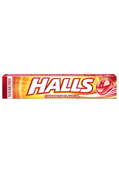 halls ΚΑΡΑΜΕΛΕΣ 20x32gr - (CINNAMON) (SUGAR FREE) (ΜΑΣΟΥΡΙ)