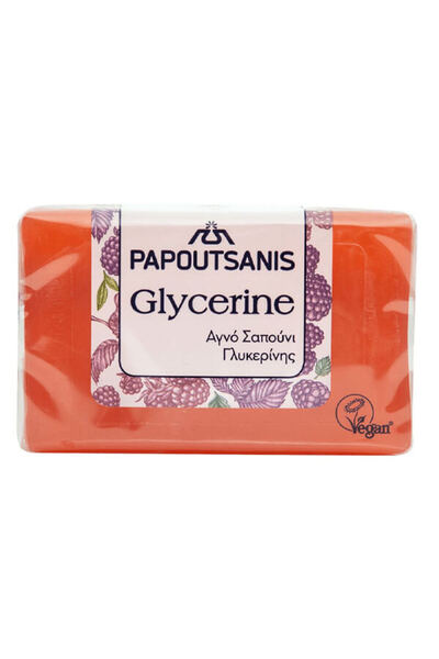 Papoutsanis ΣΑΠΟΥΝΙ 125gr. ΓΛΥΚΕΡΙΝΗΣ - (ΚΟΚΚΙΝΟ)