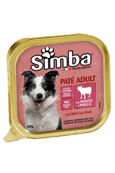 Simba ΣΚΥΛΟΤΡΟΦΗ PATE 150gr - (ΒΟΔΙΝΟ-ΑΡΑΚΑ)