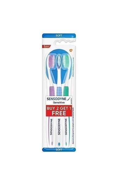 OEM SENSODYNE ΟΔΟΝΤΟΒΟΥΡΤΣΑ - (SENSITIVE) (3τεμ.)