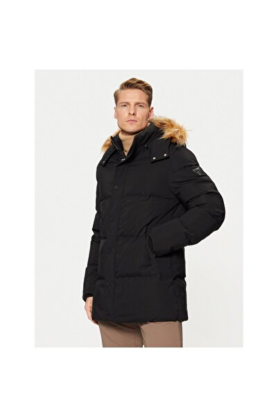 Guess Geacă de puf pentru bărbați M4BL53WG7X2 Negru