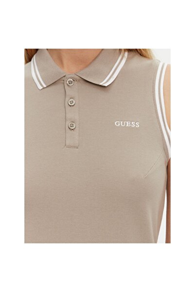 Guess Rochie de zi cu zi pentru femei V5GK04KCOK1 Kaki