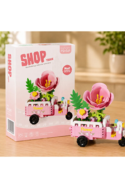 womi Shop Building Blocks Flower Cart