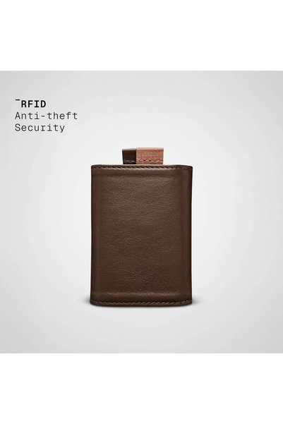 The Frenchie Co. Speed Wallet Mini RFID Blocking Minimalist Wallet, Holds Up to 12 Cards & Cash, Italian Full-Grain Leather, Magnetic Closure, Quick-Access Pull Tab, Handcrafted for Men & Women