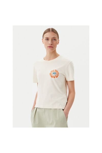 Quiksilver Tricou de damă EQWZT03181-WDW0 Bej