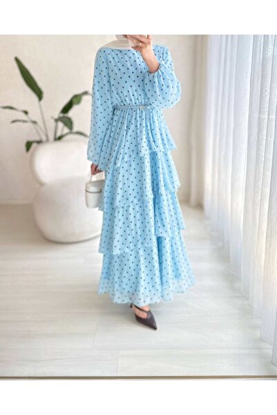 BELLASTORE فستان منتفخ منقط