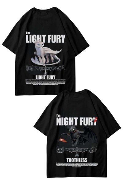 Carpe Black I-m Light Fury Oversize T-shirt