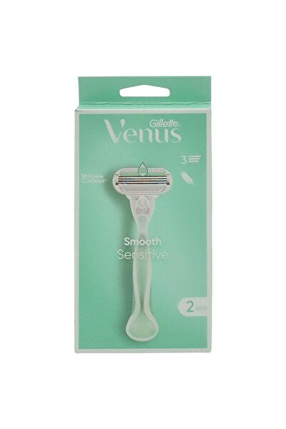 Gillette Aparat de Ras, Gillette, Venus Women Smooth Sensitive, 2 Rezerve