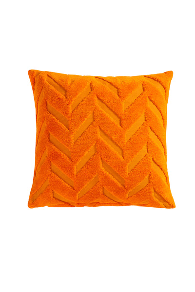 ton in ton başak desen jakarlı welsoft kırlent kılıfı 43*43 cm yumşak peluş k...