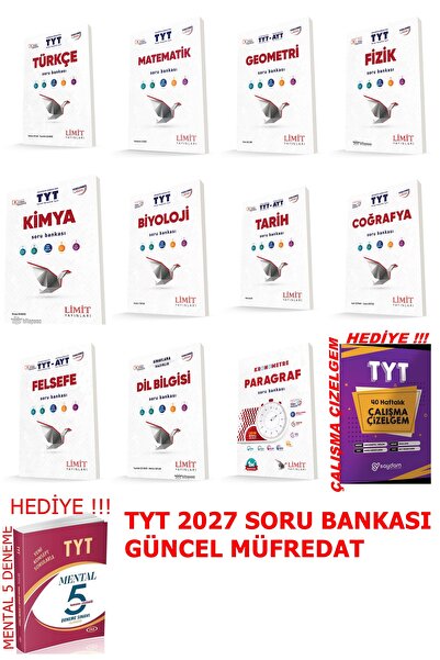 Limit Yayınları TYT SORU BANKASI TÜM DERSLER FULL 2027 MÜFREDAT GÜNCEL