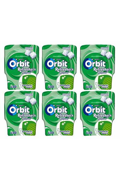 Orbit REFRESHERS SPEARMINT 67G x6 BUCATI