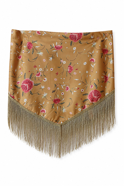 Özge Özgenç Flower Patterned Tassel Blouse