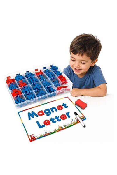 Generic Magnetic Alphabet Letters Kit 208 Pieces with Magnetic Whiteboard | 2...
