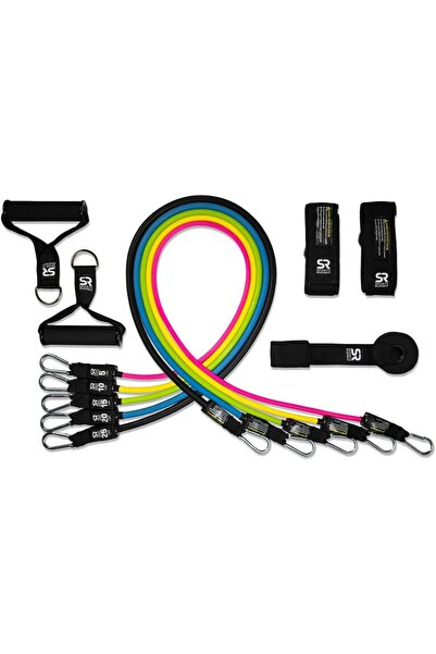 Sports Research , Performance Resistance Bands, 12 Piece Kit